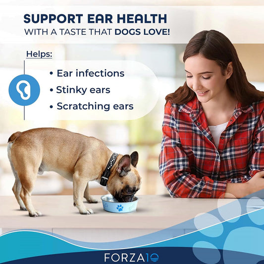 Forza10 Active Line OTO Ear Dog Food, Fish Dry Dog Food for Dog Ear Infection Treatment and Healthy Ears for Adult Dogs (6 Pounds)