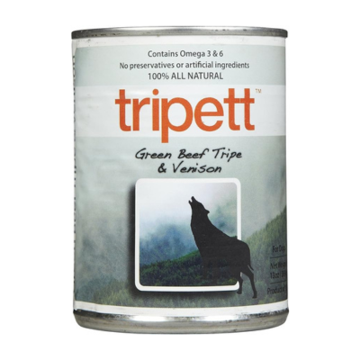 Tripett Green Beef Tripe with Venison -12 x 13 oz