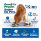 Kinn Kleanbowl Pet Bowl Stainless Steel Frame with Compostable Refills, 8 oz (Pack of 2) – Spill-Proof Stable Disposable Pet Bowls for Easy Cleaning and Healthy Pets