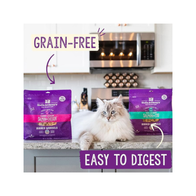Stella & Chewy's Freeze-Dried Raw Cat Dinner Morsels – Grain Free, Protein Rich Cat & Kitten Food – Absolutely Rabbit Recipe – 3.5 oz Bag