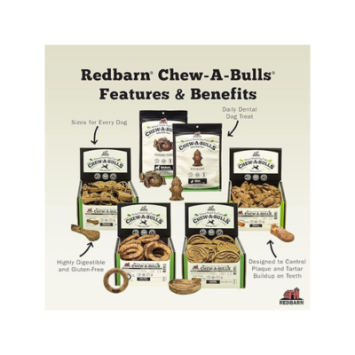 Redbarn Chew-A-Bulls (Size: Small | Shape: Hydrant | 24-Count (Pack of 1))
