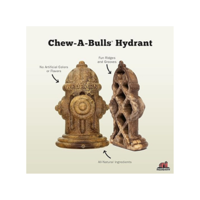 Redbarn Chew-A-Bulls (Size: Small | Shape: Hydrant | 24-Count (Pack of 1))