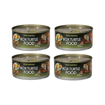 Zoo Med Box Turtle Food - Canned 6 oz - Pack of 4