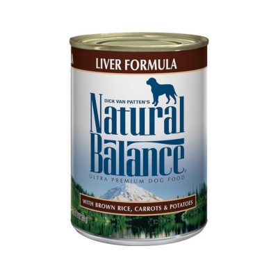 Natural Balance Original Ultra Liver with Brown Rice, Potatoes & Carrots | All Life Stages Wet Dog Food | 13-oz. Can (Pack of 12)