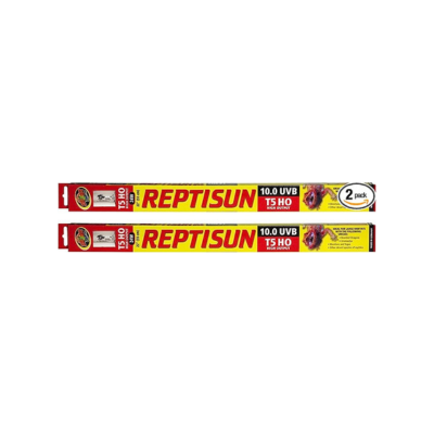 Zoo Med 2 Pack of T5 HO ReptiSun 10.0 UVB Daylight Lamps