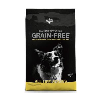 Diamond Naturals Grain Free Real Meat Recipe Premium Dry Dog Food With Real Cage Free Chicken 5Lb