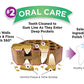 Yummy Combs Oral Care Dog Dental Treats | Fresh Breath - Flossing Dental Chews | High Protein & Natural Dog Dental Treats | Daily Dental Chew