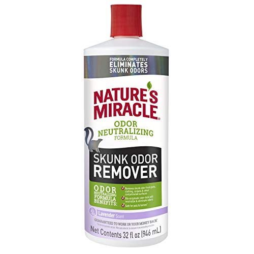 Nature’s Miracle Skunk Odor Remover Odor Neutralizing Formula, 32 fl oz