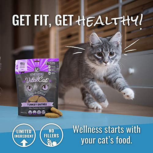 Vital Essentials Vital Cat Freeze-Dried Grain-Free All Natural Dinner Patties Cat Food, 8 oz