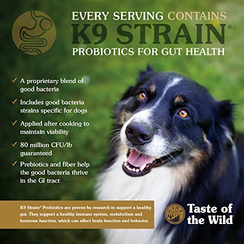 Taste of the Wild Roasted Fowl High Protein Real Meat Recipes Premium Dry Dog Food with Real Duck, Superfoods, and Nutrients Like Probiotics, Vitamins and Antioxidants.