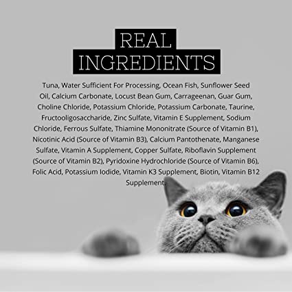 Fussie Cat Premium Tuna & Ocean Fish in Aspic Grain-Free Wet Cat Food 2.82oz, case of 24