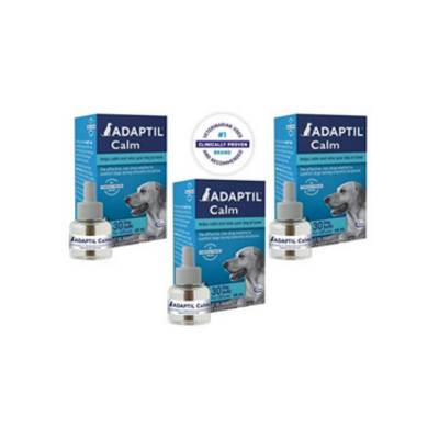 Adaptil Calm Home Diffuser Refill for Dogs, 3 Pack of 30 Day Refills