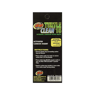 (3 Pack) Zoo Med Turtle Clean 15 Activated Carbon Inserts