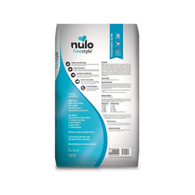 Nulo Adult Dog Food: Grain Free, All Natural Dry Pet Kibble for Large and Small Breed Dogs - Lamb, Salmon, or Turkey Recipe