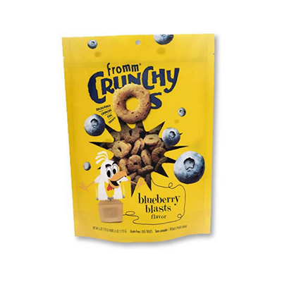 Fromm Crunchy O's Blueberry Blasts with Chicken Dog Treats, 26 oz