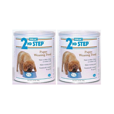 (2 Pack) PetAg Esbilac 2nd Step Puppy Weaning Food, 14 oz Per Pack