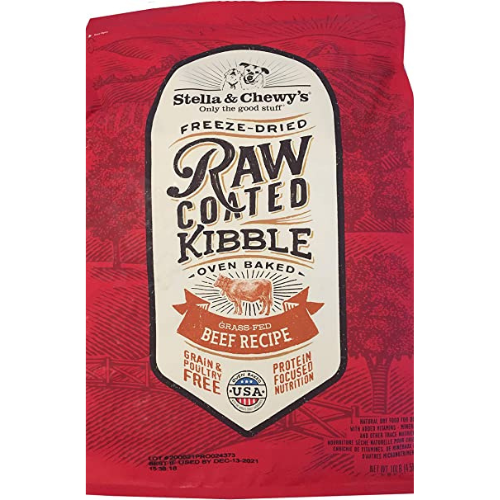 Stella & Chewy's Raw Coated Beef Recipe Dog Food 10lb